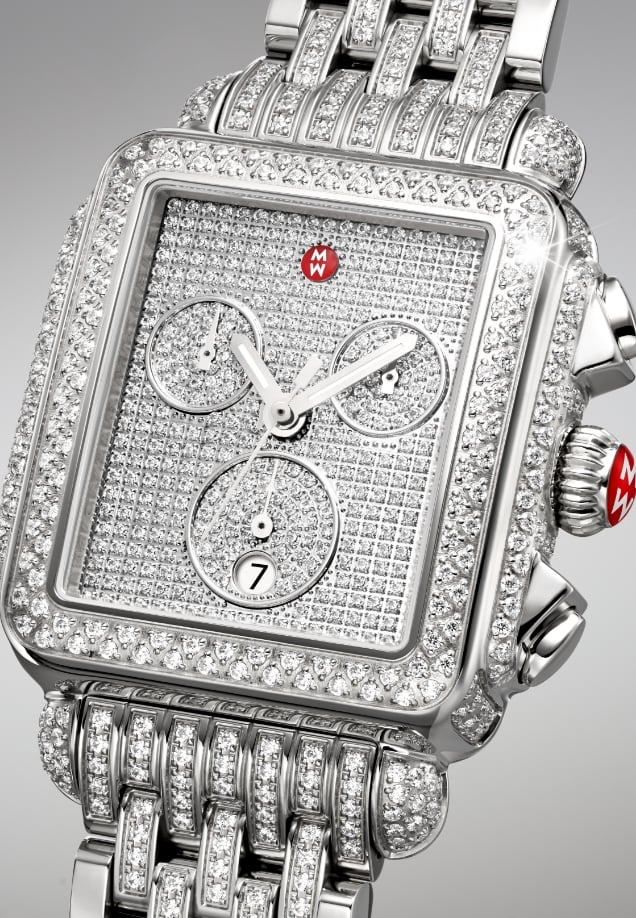 The Deco Diamond 18K Gold-plated watch