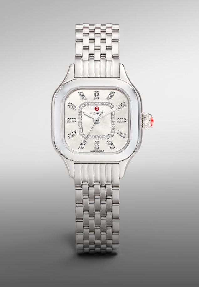 The Meggie Diamond Dial High Shine Stainless Steel watch