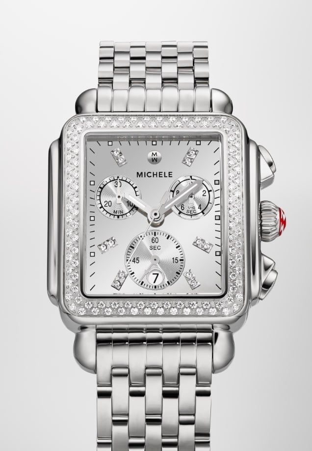 The Deco Diamond High Shine Stainless Steel watch