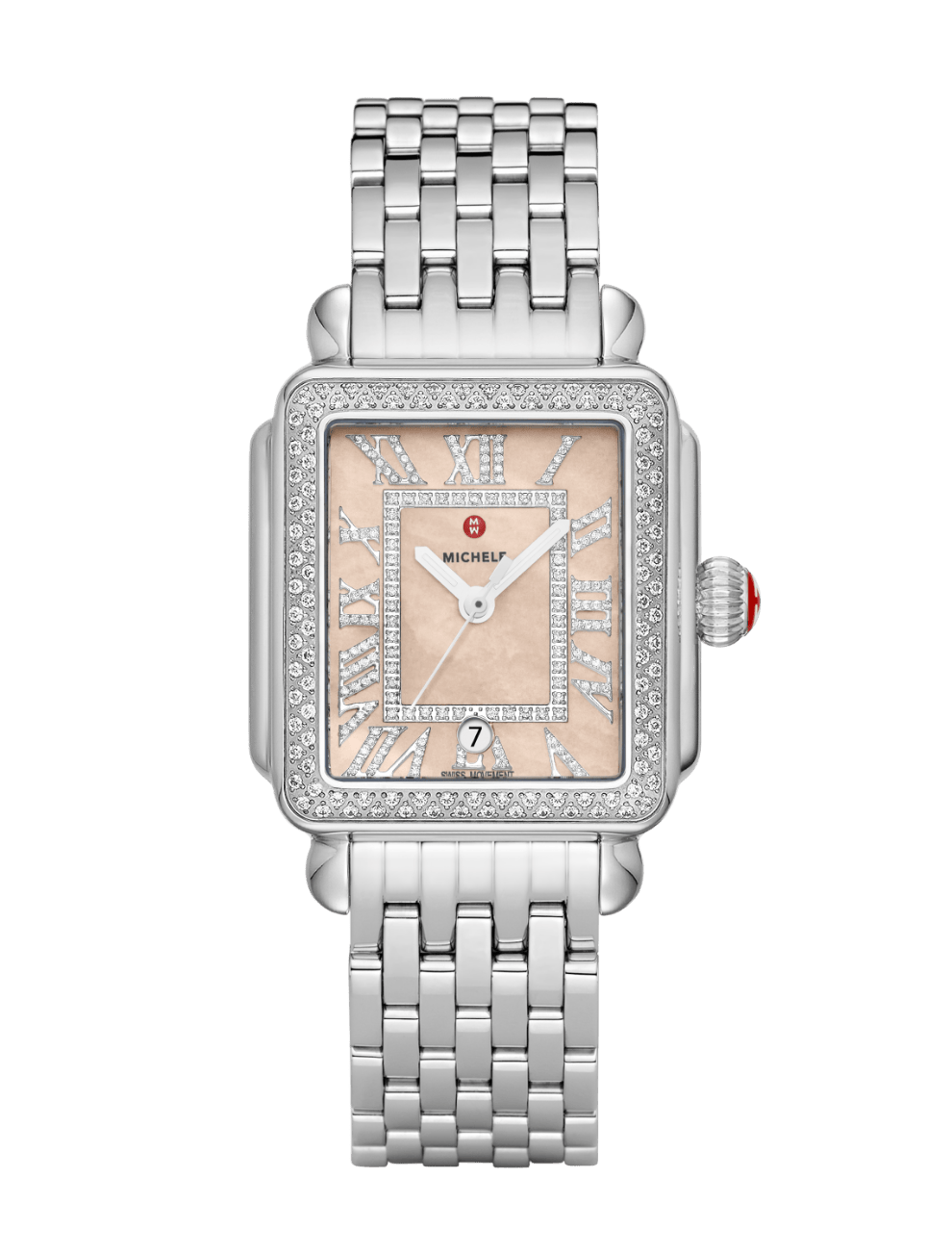 Deco madison diamond dial watch deals