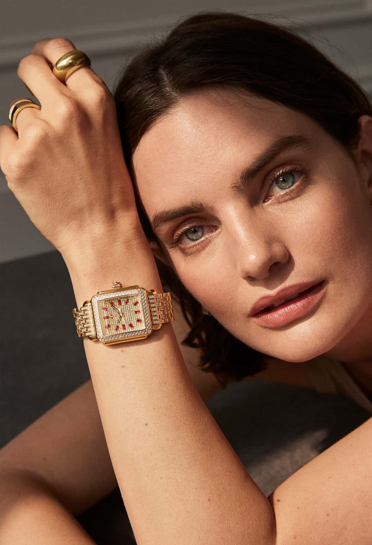 Woman wearing a Limited Edition watch.