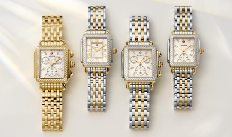 the Deco Diamond Two-tone 18K Gold-plated watch