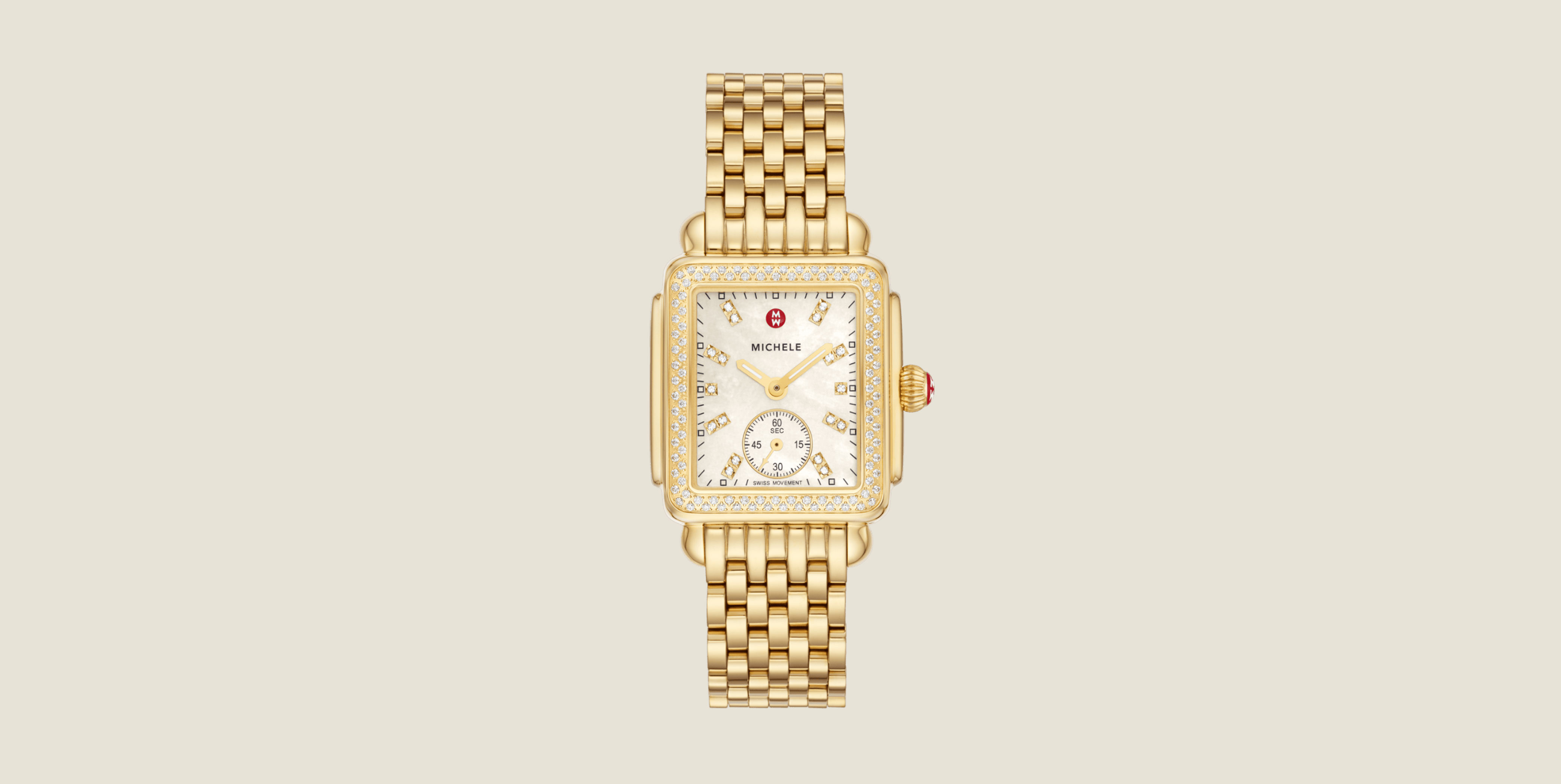 Gold michele watch outlet