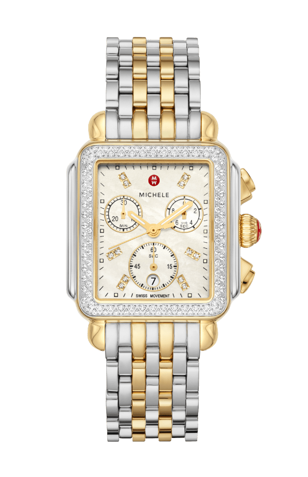 Deco Diamond two-tone watch.