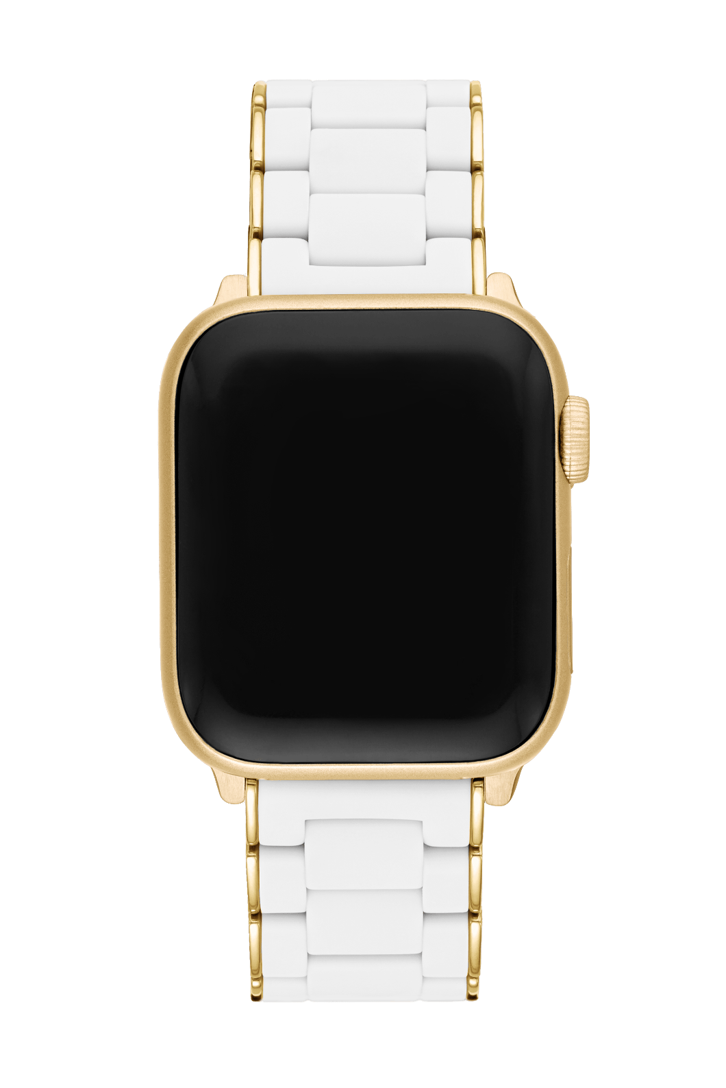 3-Link Silicone Wrapped Bracelet for Apple Watch® White & Gold
