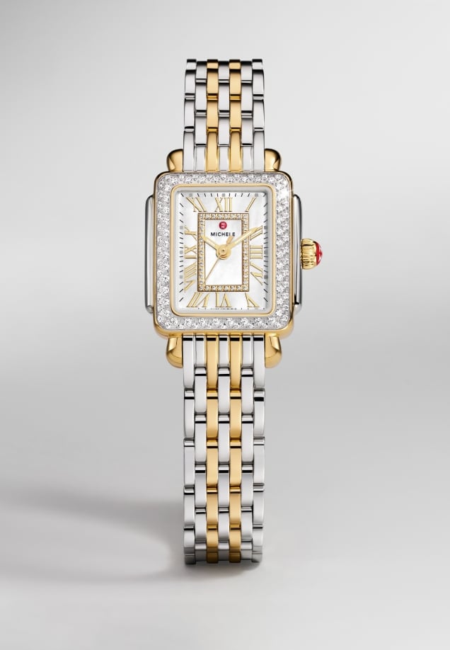 The Deco Diamond 18K Gold-plated watch