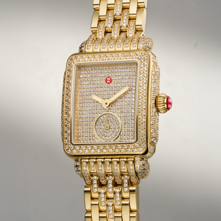 product feature shot of gold deco jubilee