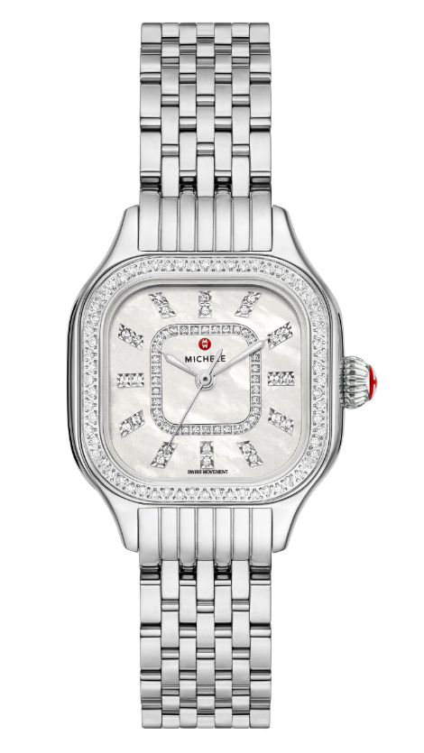 Detail shot of the Meggie Diamond Stainless Steel watch