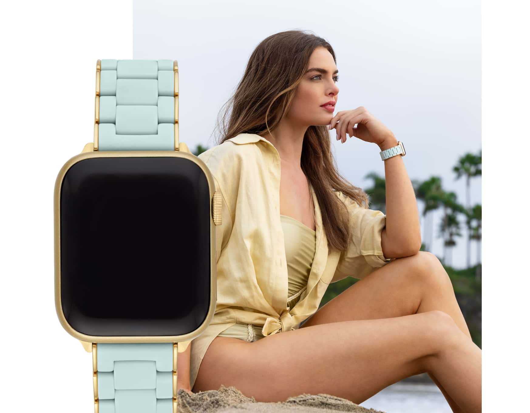Two-Tone Diamond and Stainless Sport Sail watches