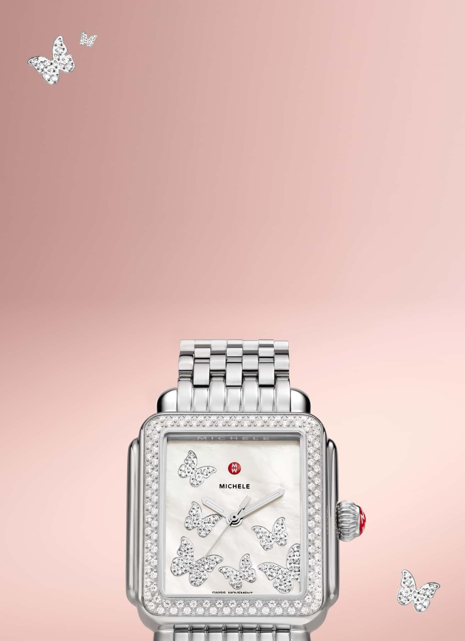 DECO DIAMOND BUTTERFLY