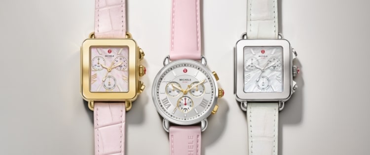 The Sporty Sport Sail watch flanked by two Deco Sport Chrono watches.