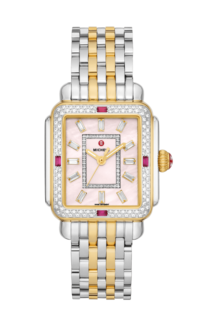 Michele Serein watch in gold.