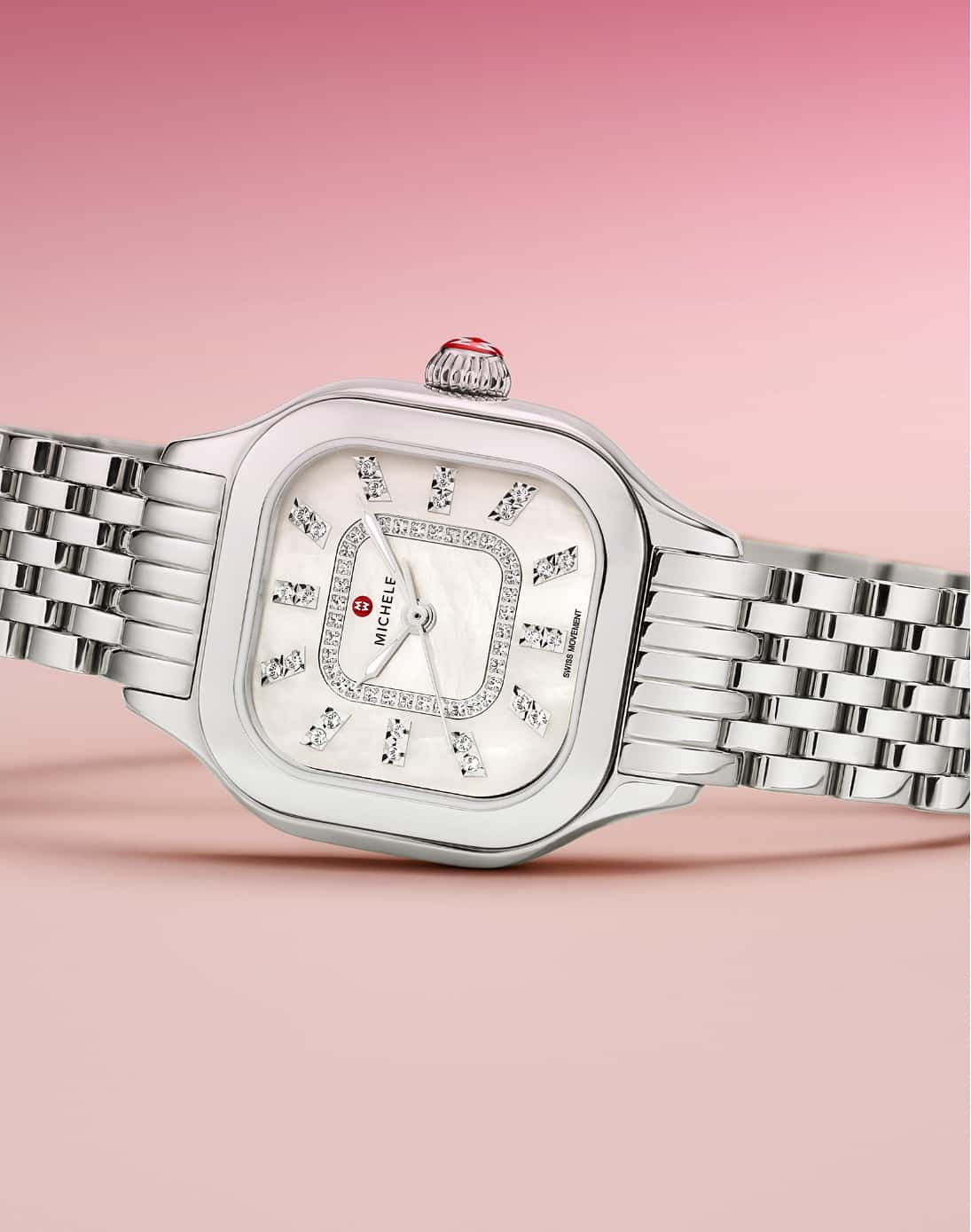 meggie diamond stainless watch
