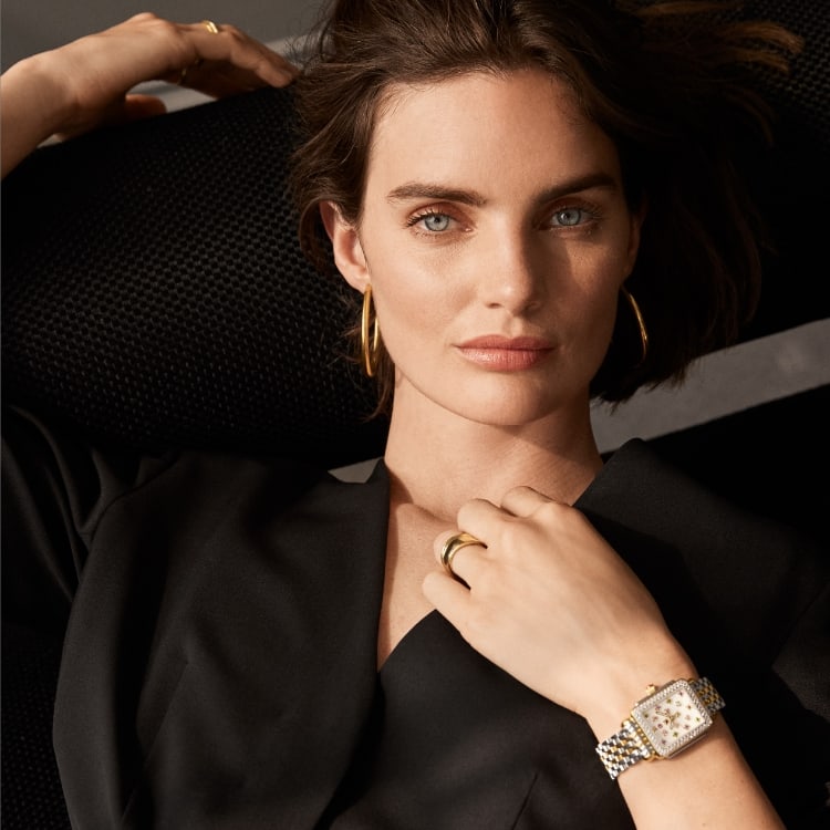 MICHELE Deco Mid Fleur watch