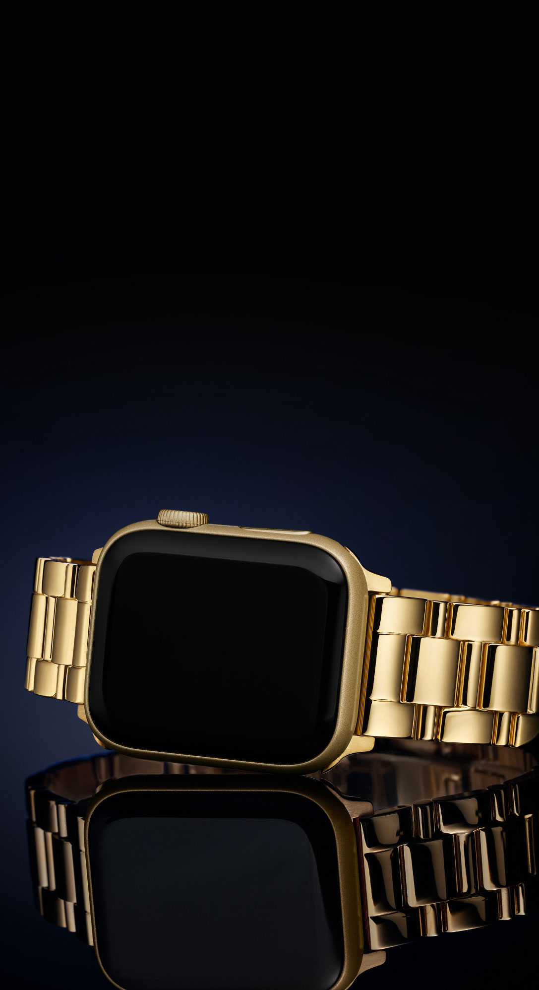 three-link gold bracelet accessory by MICHELE