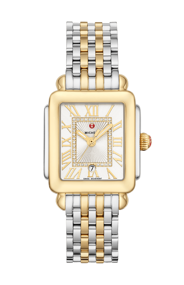 Deco madison mid diamond dial watch.