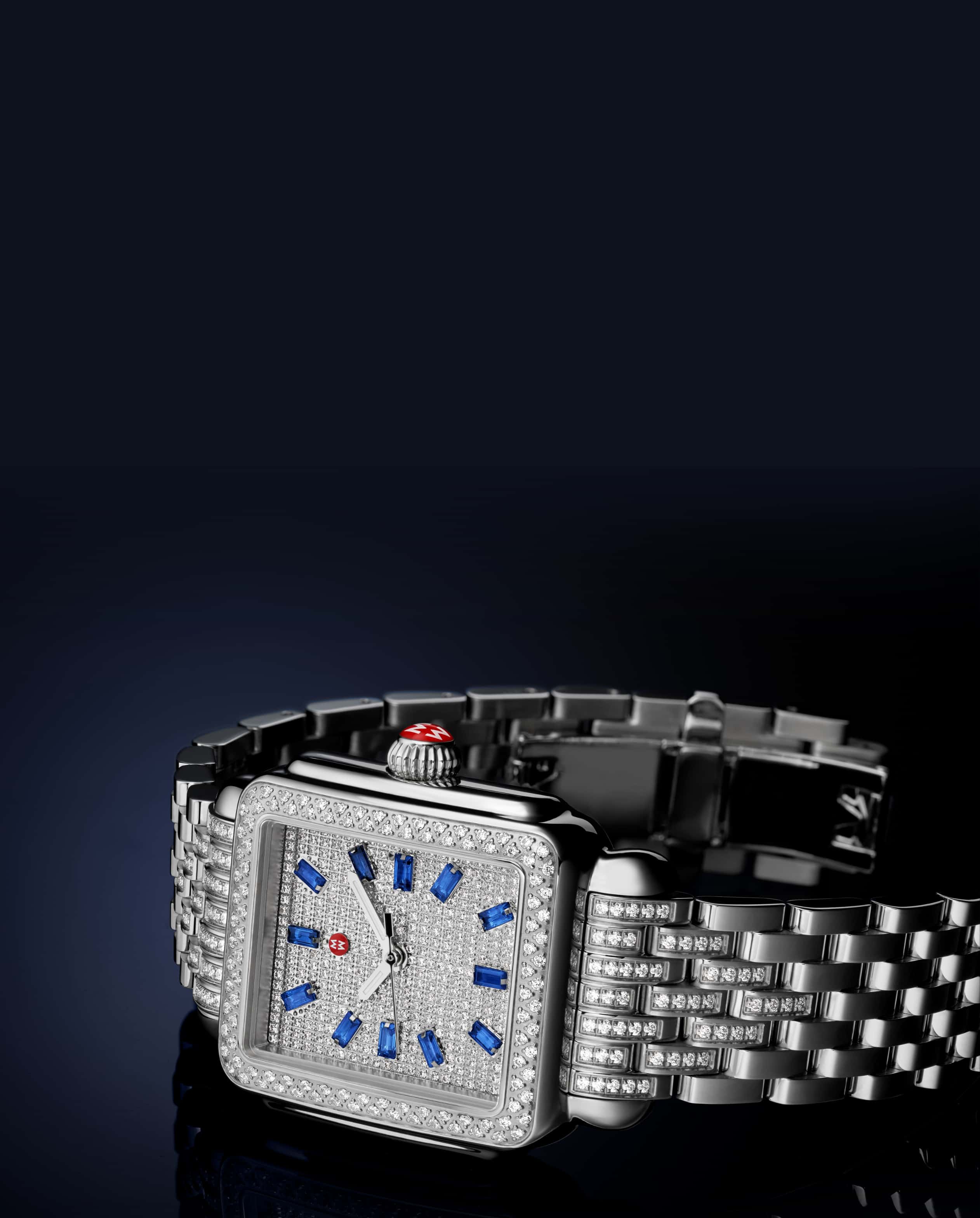 Limited Edition Deco Sapphire watch by MICHELE
