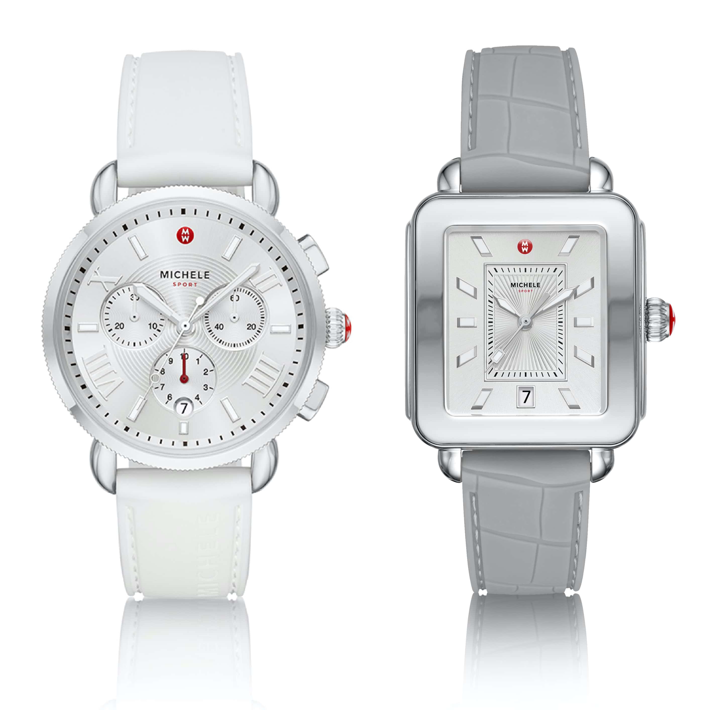 Iconic Deco watch in stainless featuring mother-of-pearl dial, diamond-covered bezel and signature seven-link bracelet.