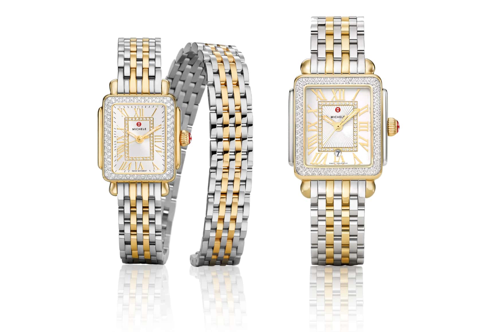 Michele mini deco watch deals