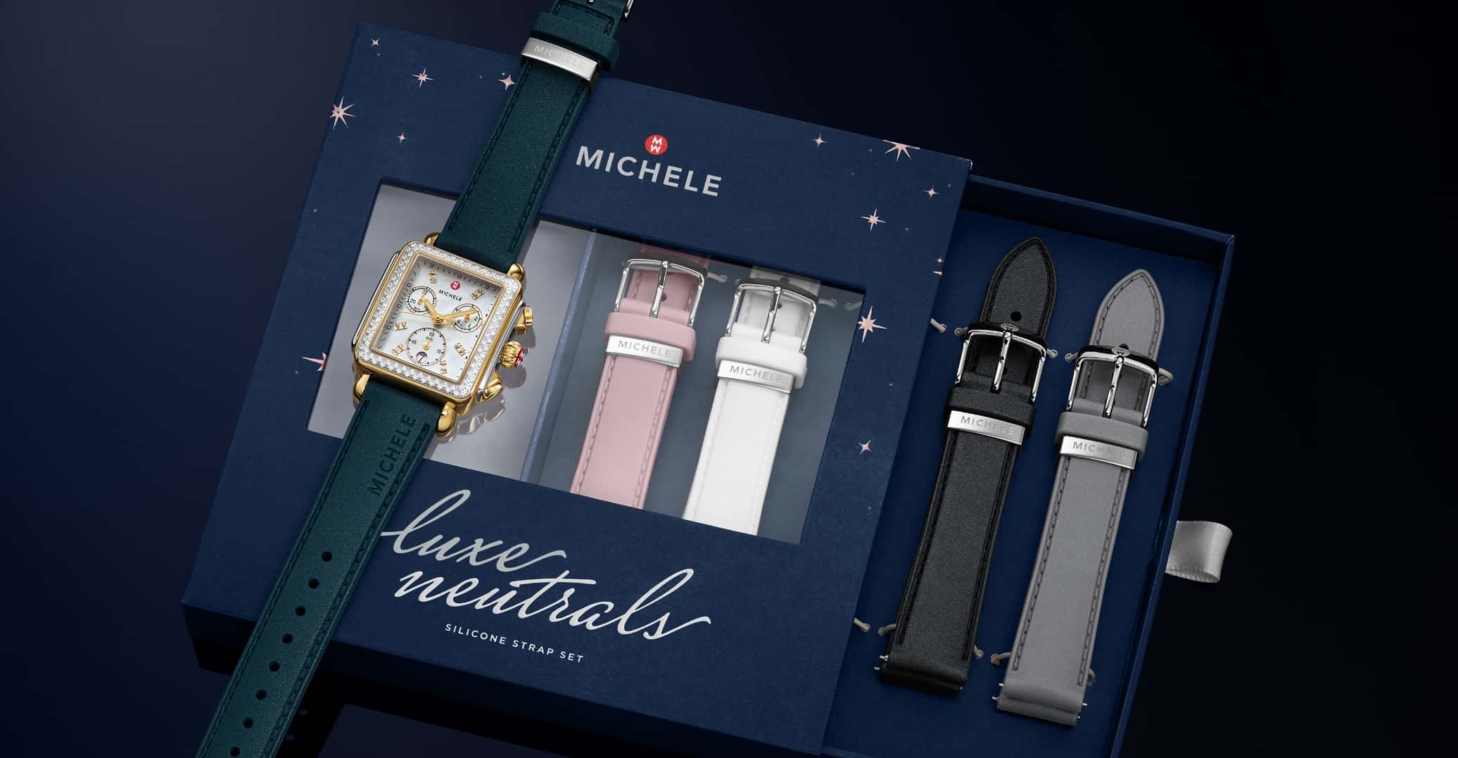 Strap sets for MICHELE watches