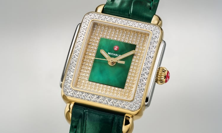 product feature shot of green madison mid green