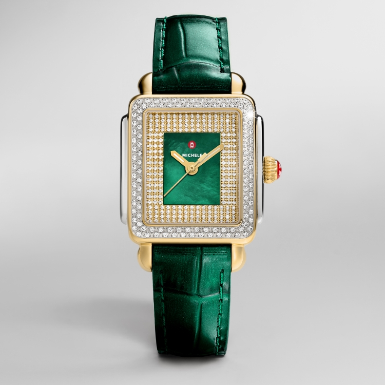 product feature shot of LE madison mid green