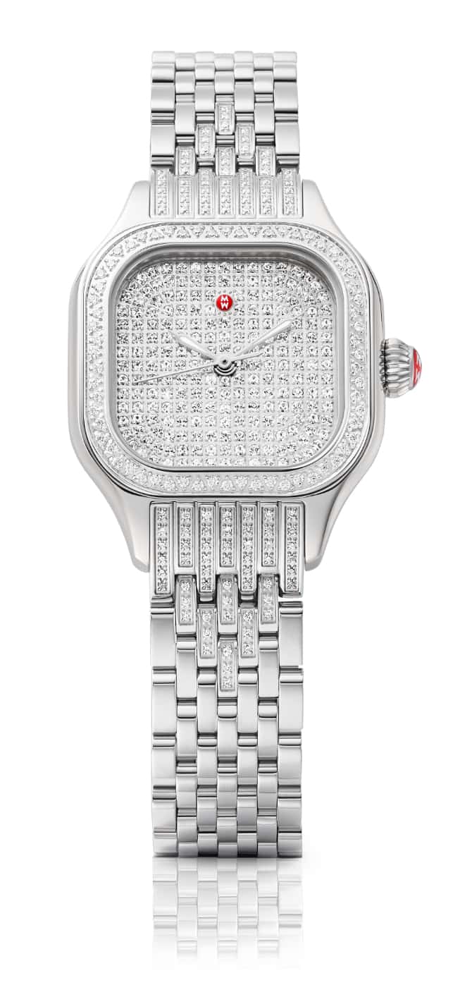 Limited-edition Meggie Stainless Diamond Pavé watch