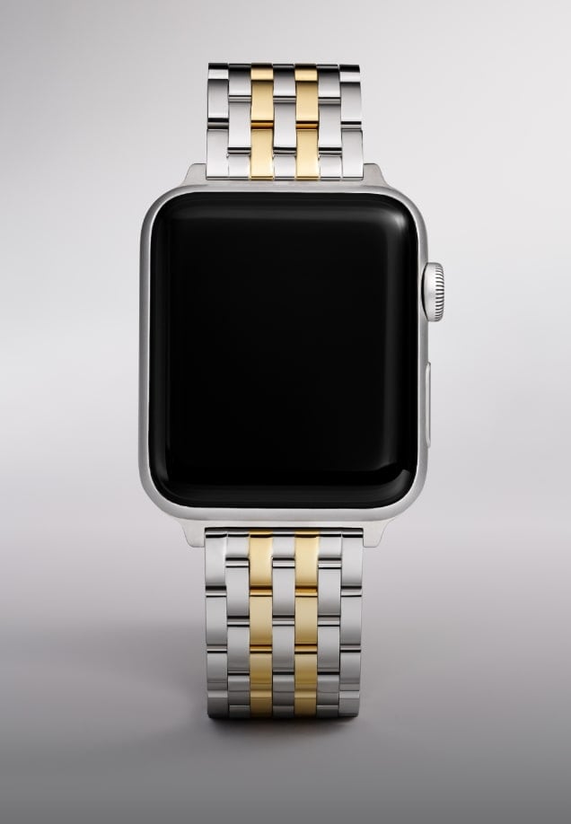 The Two-tone 18K Gold-plated Seven-link Bracelet for Apple Watch®