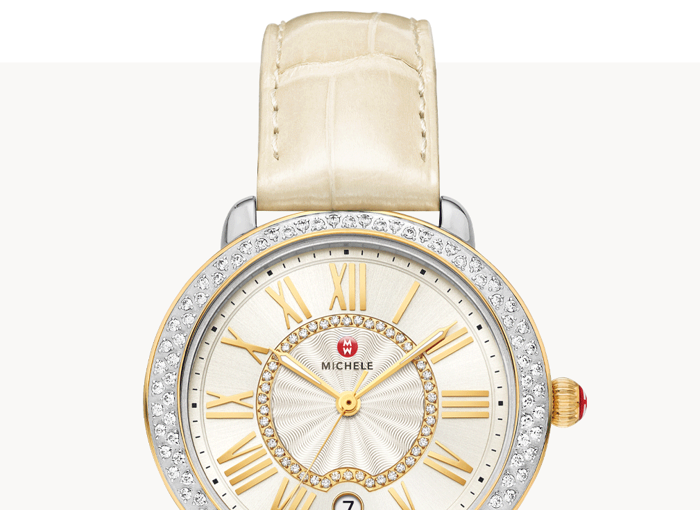 Create your own unique watch style with any interchangeable 16mm strap or bracelet.