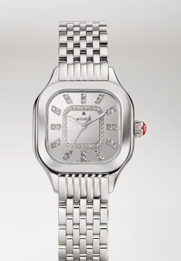 The Meggie Diamond Dial High Shine Stainless Steel watch