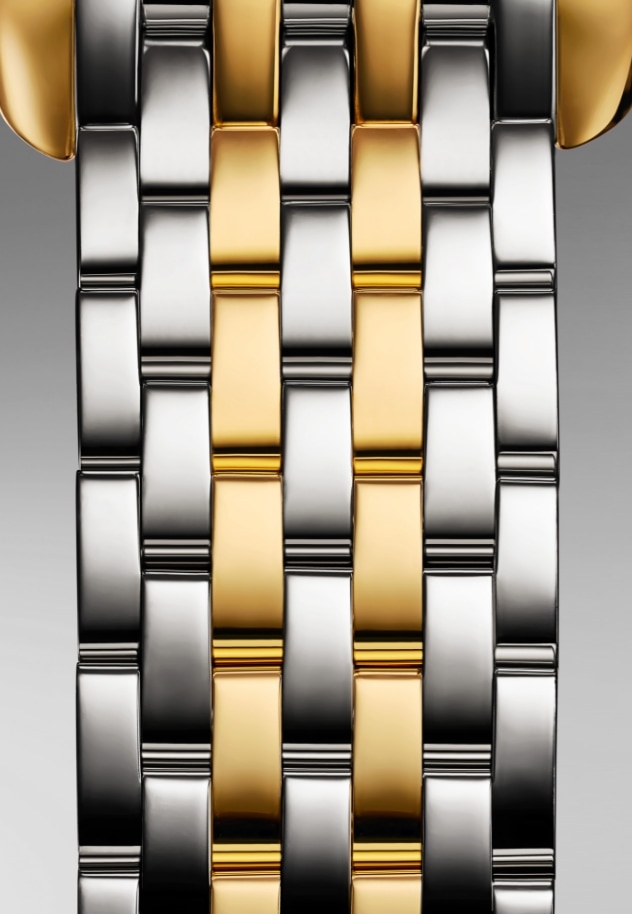 A rotating GIF showing a variety of photos including watches and design details from the Deco collection, Art Deco architecture, and Ashley Graham.