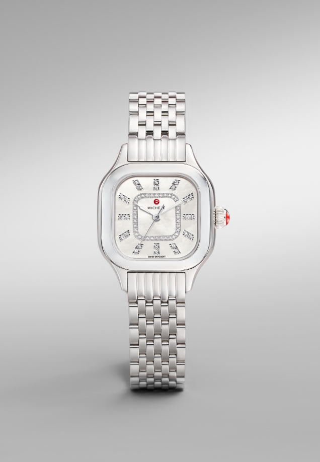 The Deco Mid Diamond Two-tone 18K Gold-plated watch