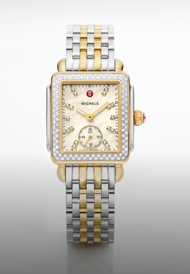 The Deco Mid Two-tone watch