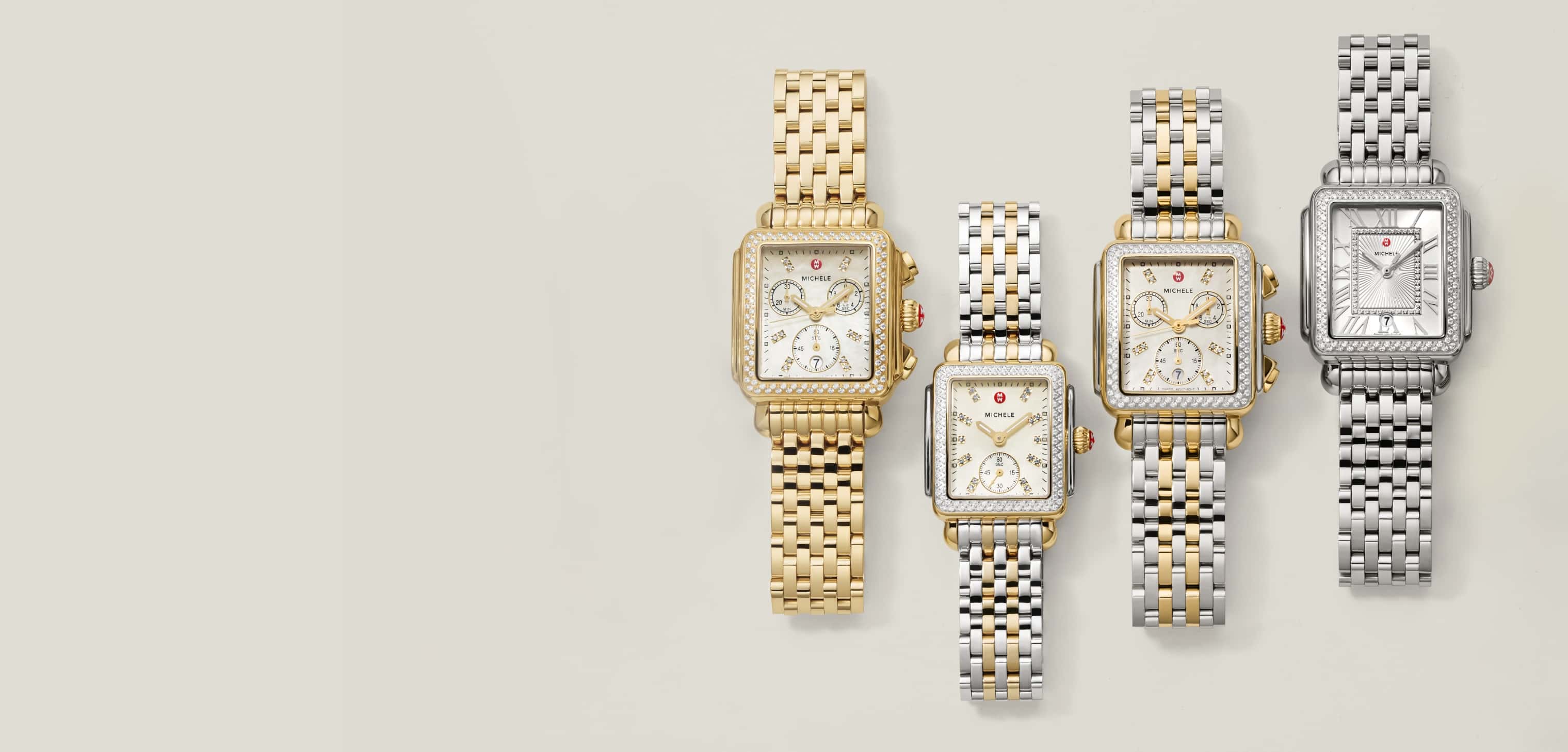 Collection of MICHELE watches.