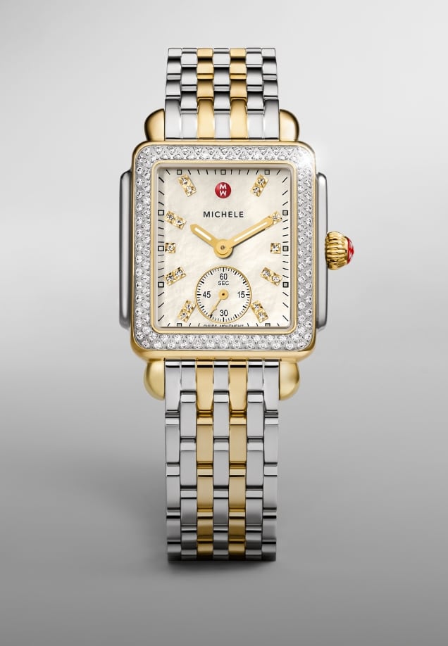 The Deco Mid Two-tone watch