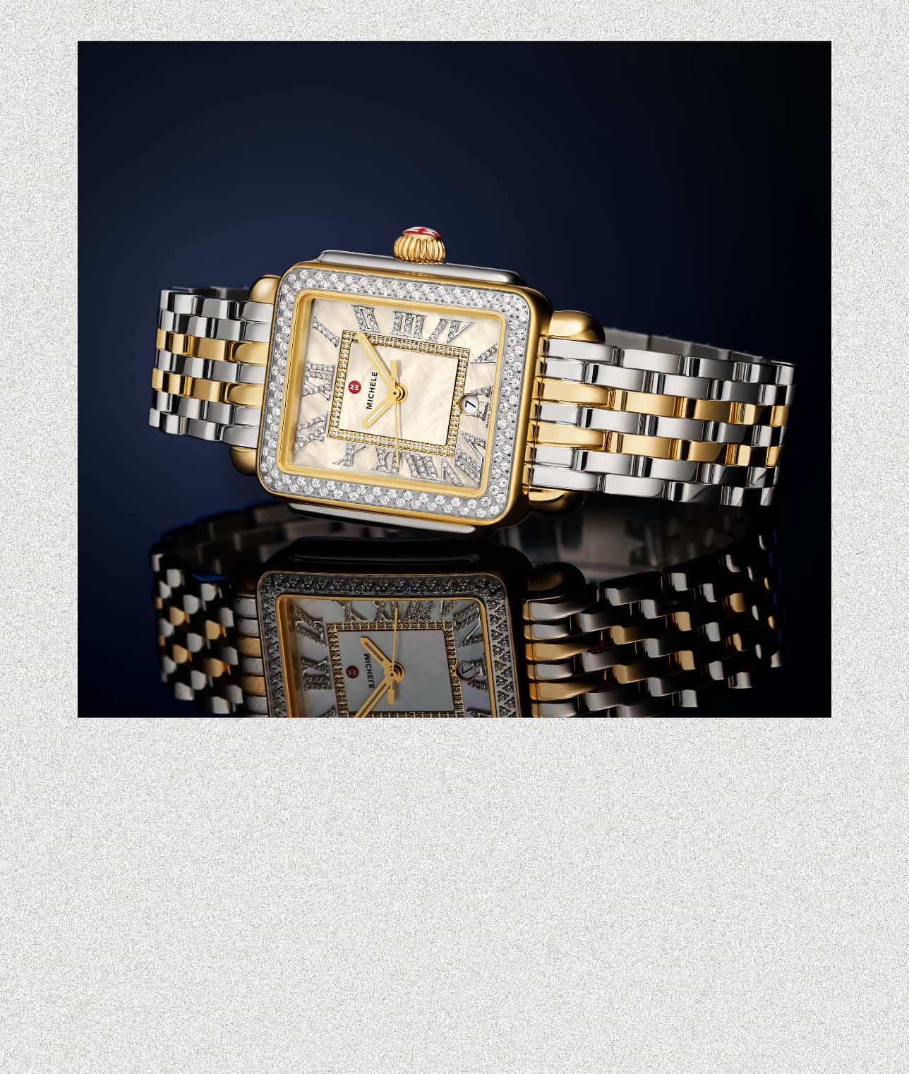 MICHELE Deco Madison Diamond in two-tone