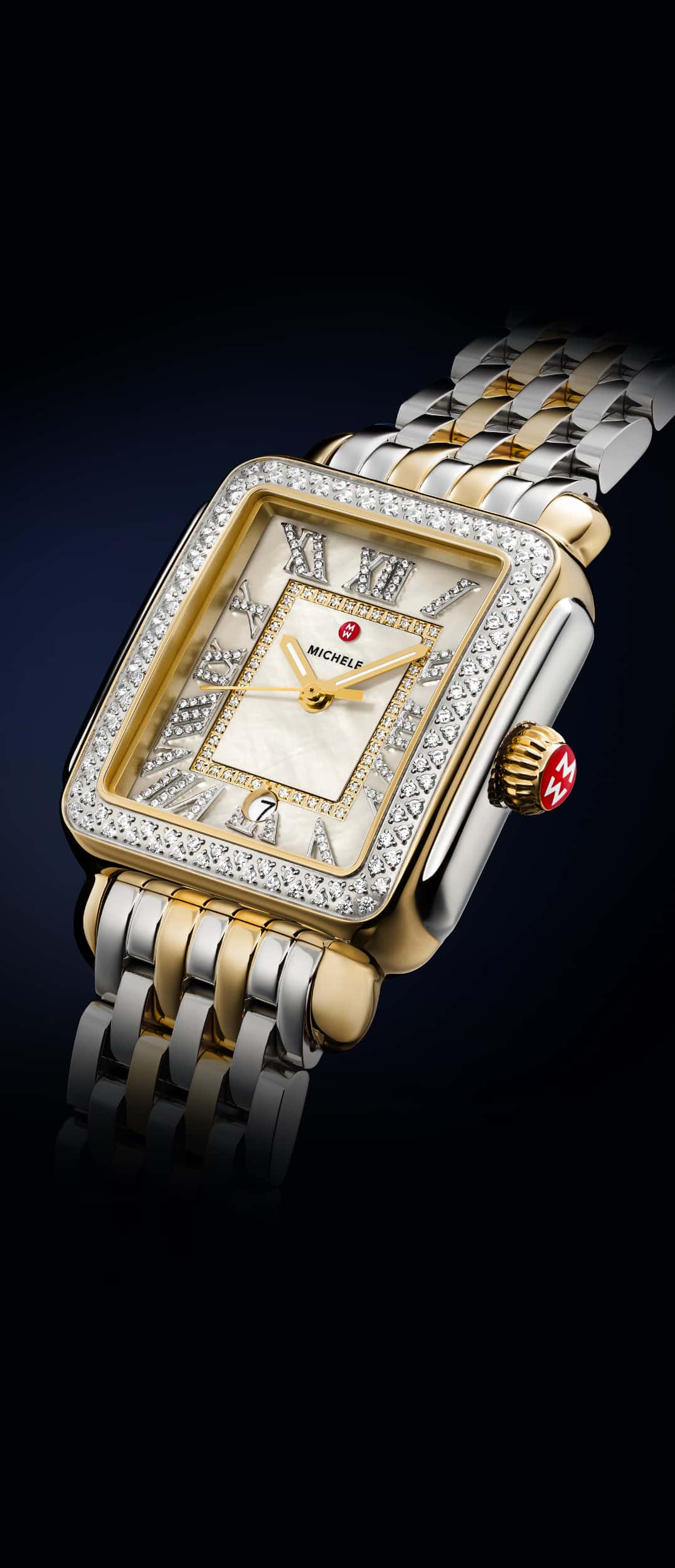 MICHELE Deco Madison Diamond watch