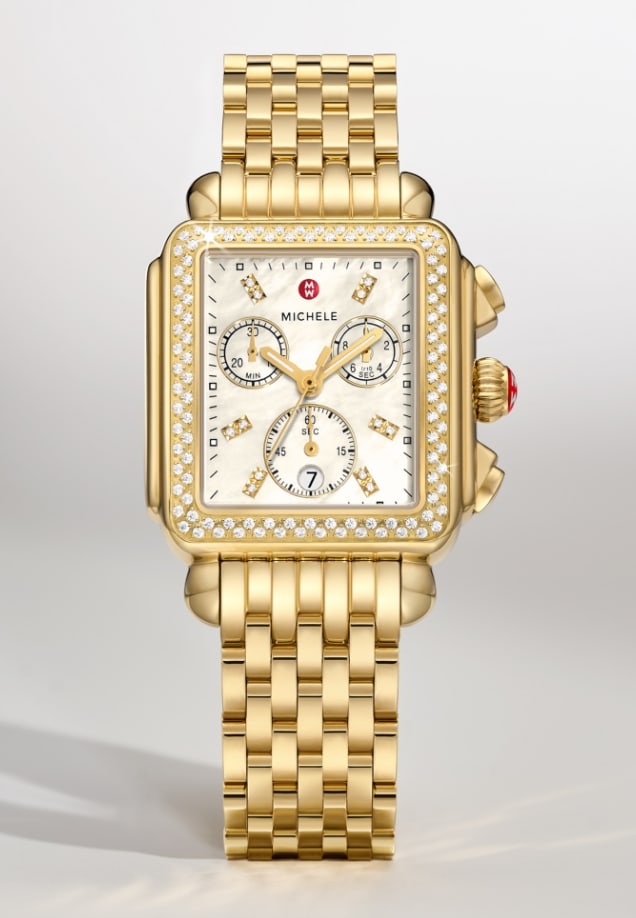 Deco Diamond Stainless Steel Watch MWW06A000778 MICHELE