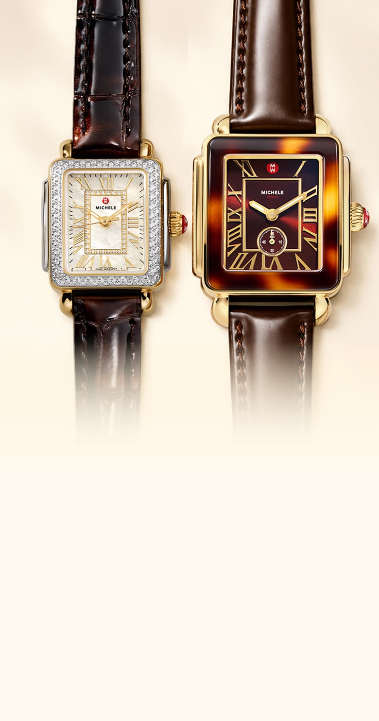 close up shot of Deco Madison Mid on strap and Deco Sport Tort