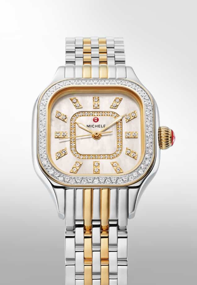 The Meggie Diamond Two-tone 18K Gold-plated watch 