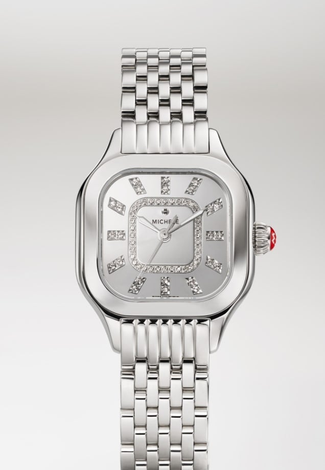 The Meggie Diamond Dial High Shine Stainless Steel watch