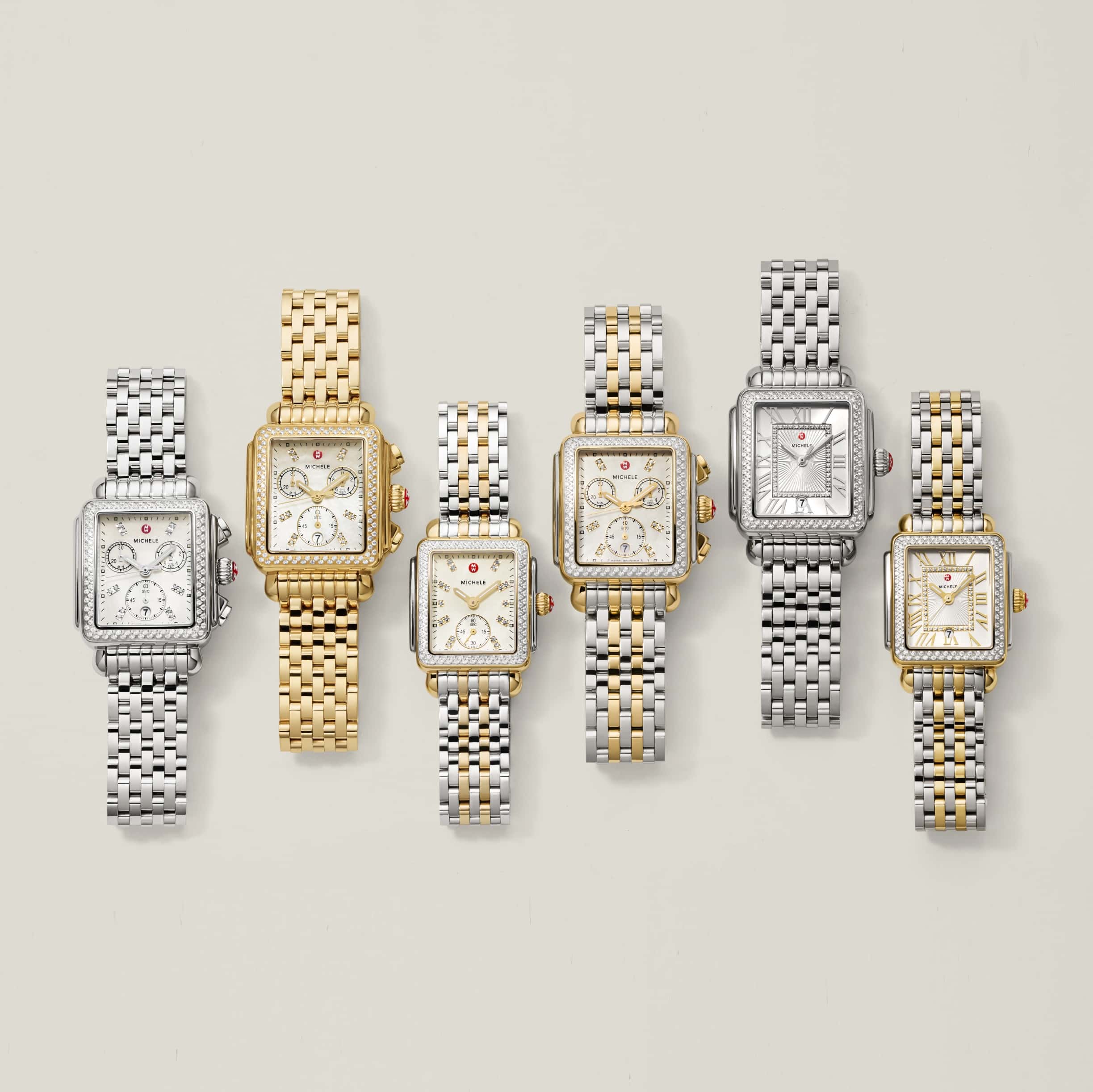 Michele deco hotsell diamond chronograph