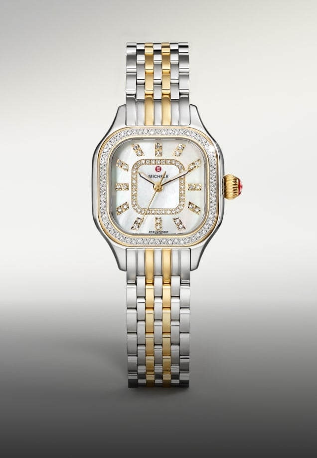 The Meggie Diamond Two-tone 18K Gold-plated watch