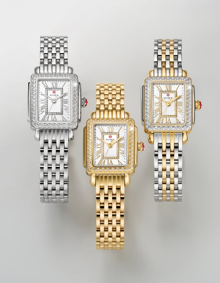 Deco Madison Mini Diamond Two-Tone 18K Gold-Plated Watch Deco Madison Mini Diamond Two-Tone 18K Gold-Plated Watch