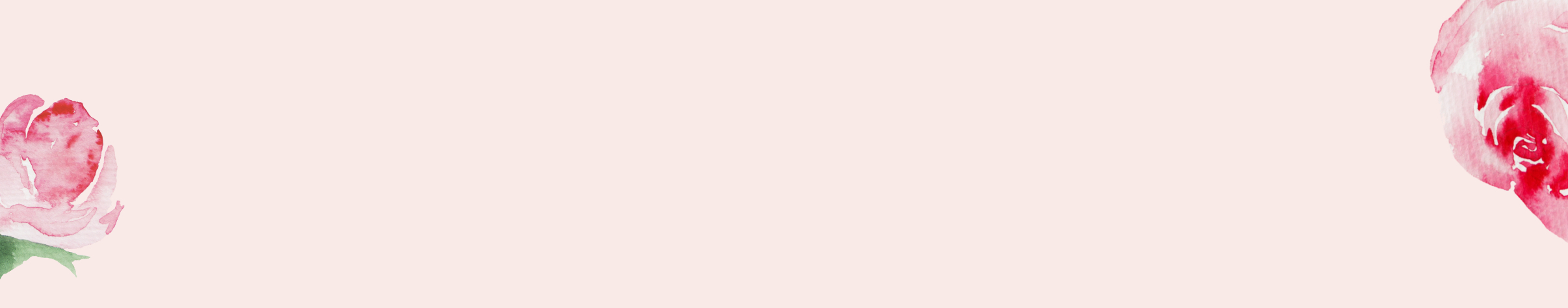 Light pink background with pink roses.